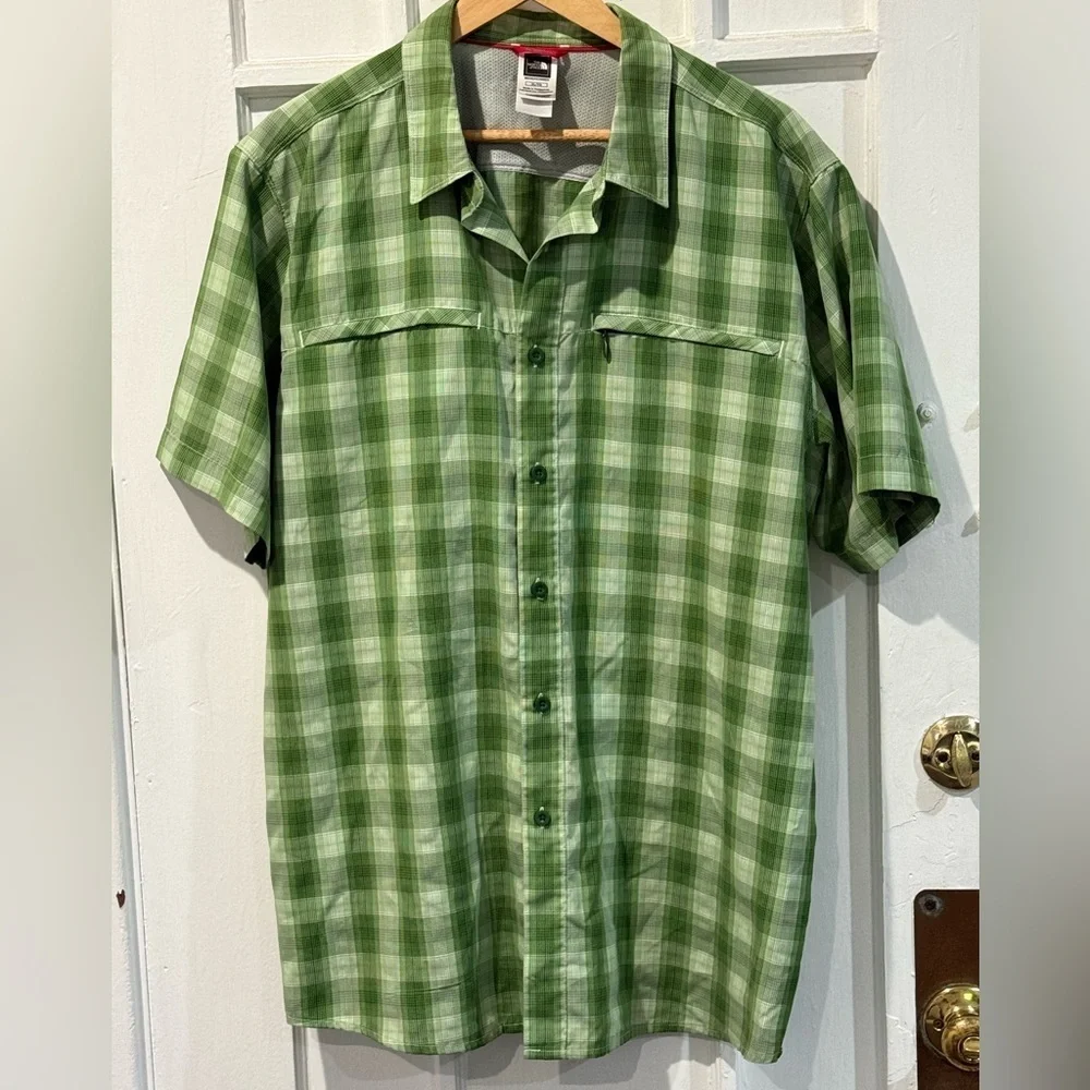 The North Face Men's Green Checkered Shirt